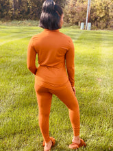 Load image into Gallery viewer, MICROFIBER MOCK NECK TOP  &amp; WIDE WAISTBAND FULL LENGTH LEGGINGS
